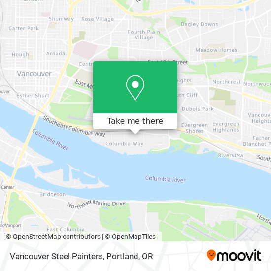 Vancouver Steel Painters map