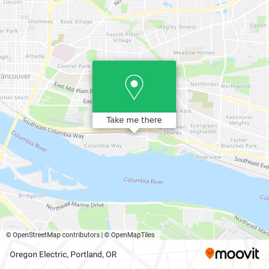 Oregon Electric map
