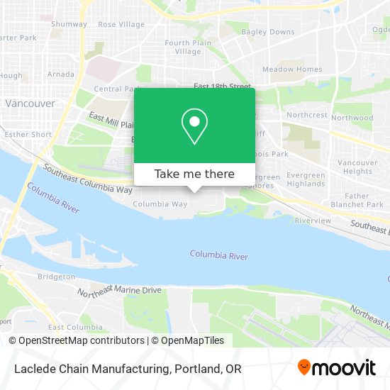 Laclede Chain Manufacturing map