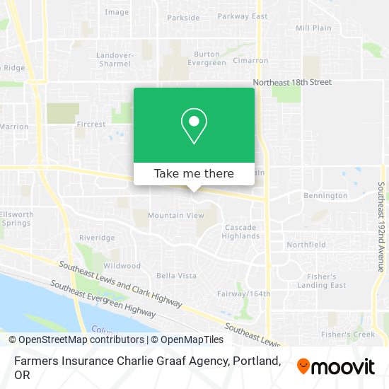 Farmers Insurance Charlie Graaf Agency map