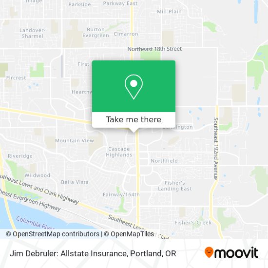 Mapa de Jim Debruler: Allstate Insurance