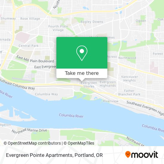 Evergreen Pointe Apartments map