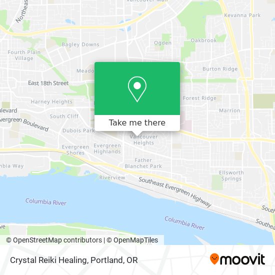 Mapa de Crystal Reiki Healing