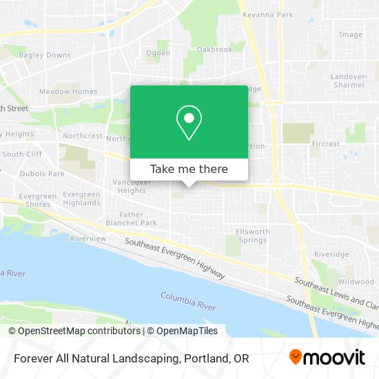 Forever All Natural Landscaping map