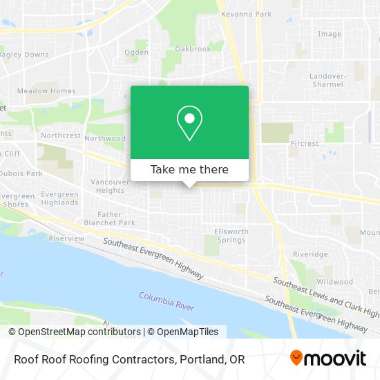 Roof Roof Roofing Contractors map