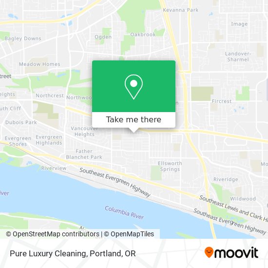 Pure Luxury Cleaning map