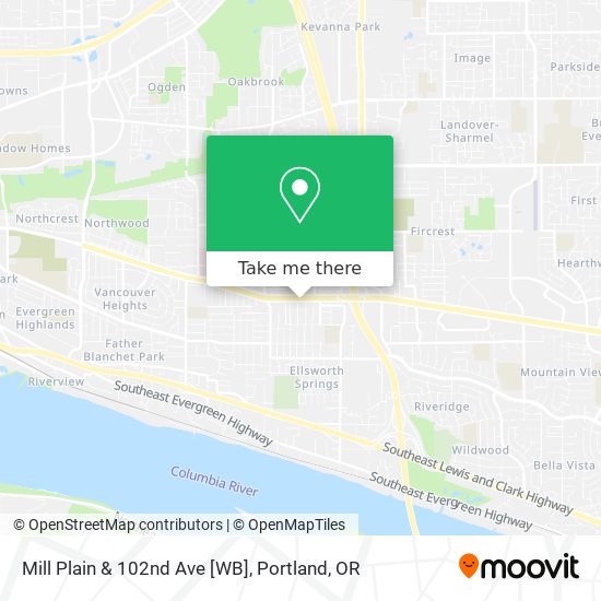 Mill Plain & 102nd Ave [WB] map