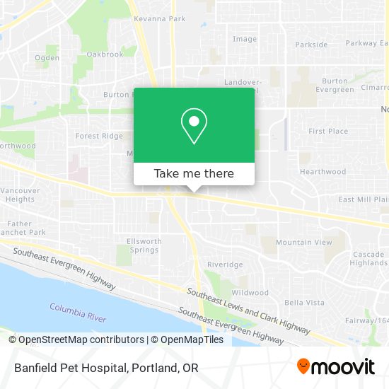 Banfield Pet Hospital map