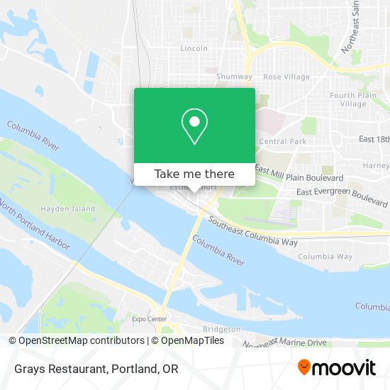 Mapa de Grays Restaurant