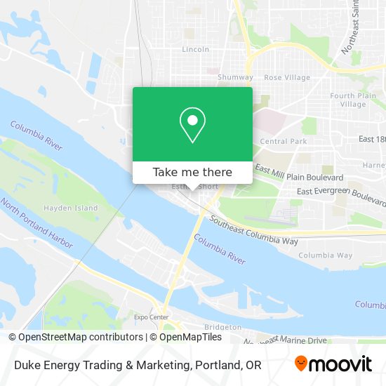 Duke Energy Trading & Marketing map
