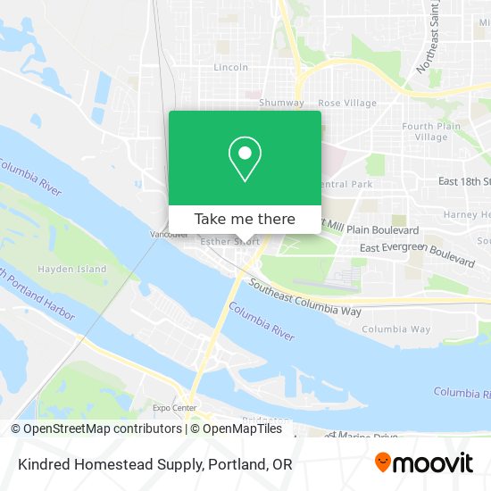 Kindred Homestead Supply map