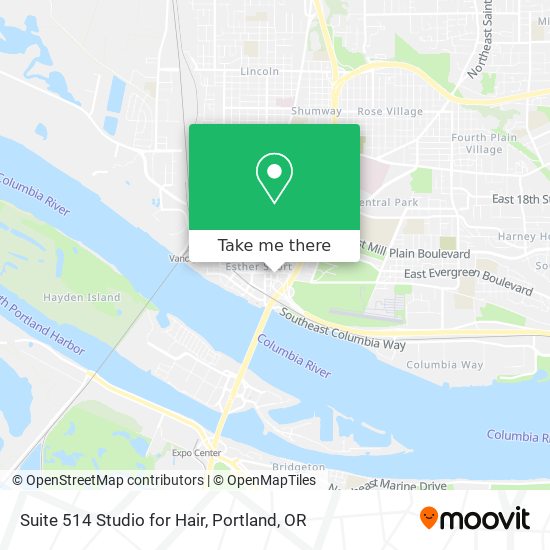 Suite 514 Studio for Hair map