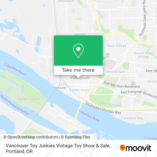 Vancouver Toy Junkies Vintage Toy Show & Sale map