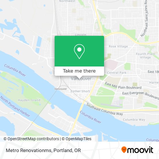 Metro Renovationms map