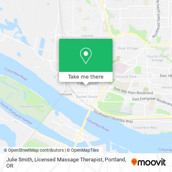 Mapa de Julie Smith, Licensed Massage Therapist