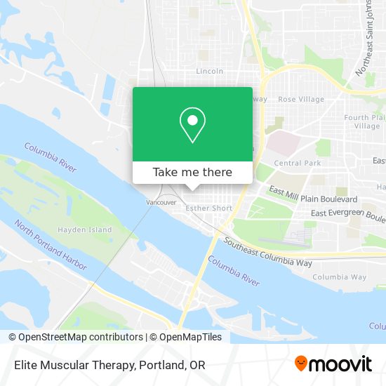 Elite Muscular Therapy map