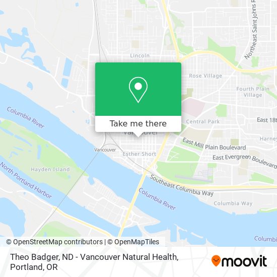 Mapa de Theo Badger, ND - Vancouver Natural Health