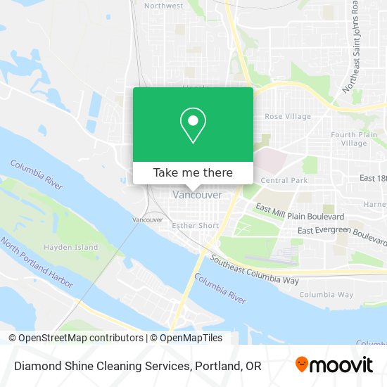 Diamond Shine Cleaning Services map