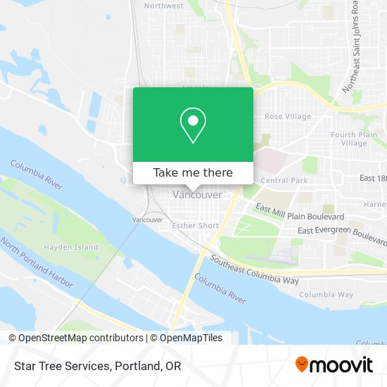 Star Tree Services map