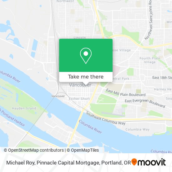 Michael Roy, Pinnacle Capital Mortgage map