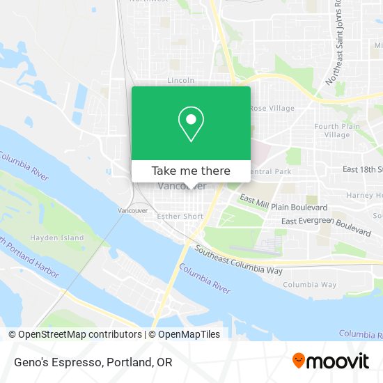 Geno's Espresso map