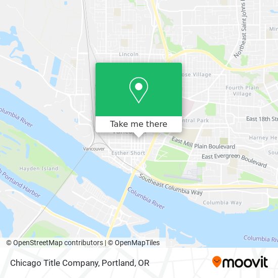 Mapa de Chicago Title Company