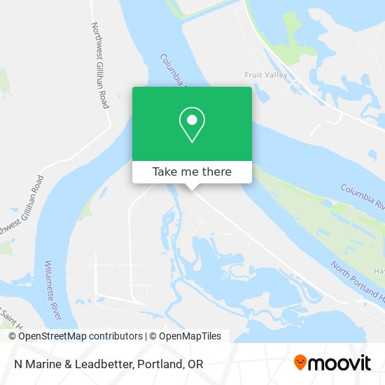 N Marine & Leadbetter map