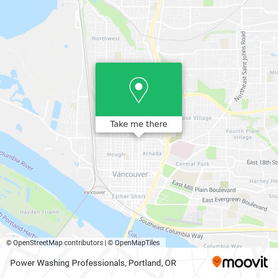 Mapa de Power Washing Professionals