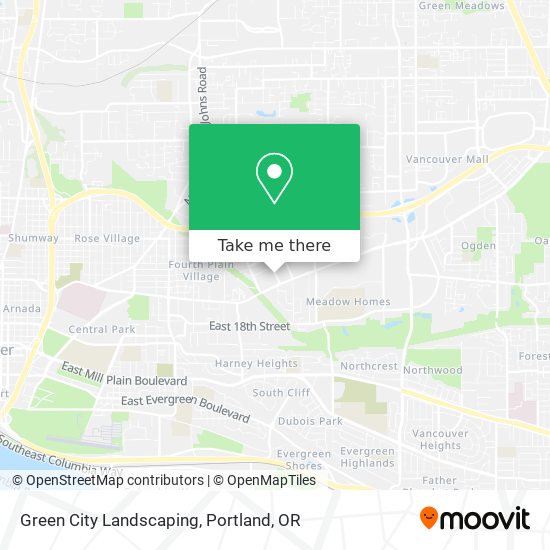Green City Landscaping map