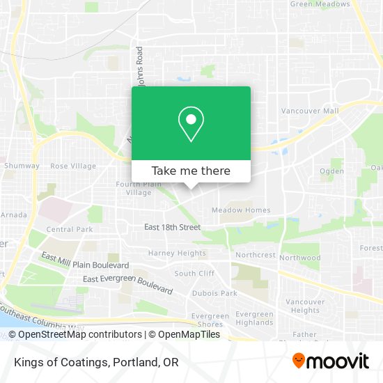 Kings of Coatings map