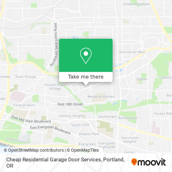 Mapa de Cheap Residential Garage Door Services