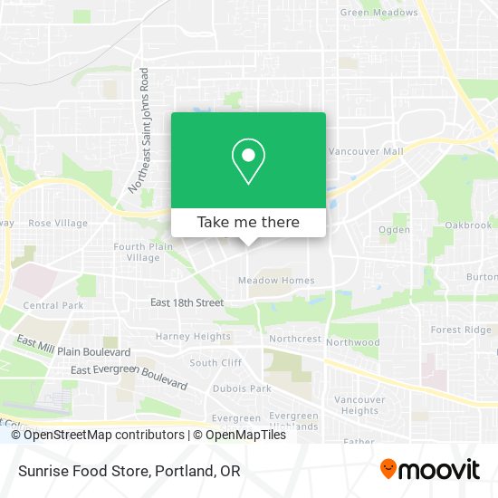 Mapa de Sunrise Food Store