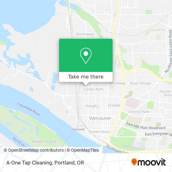Mapa de A-One Tap Cleaning