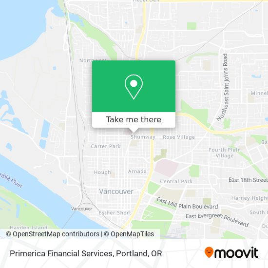 Primerica Financial Services map