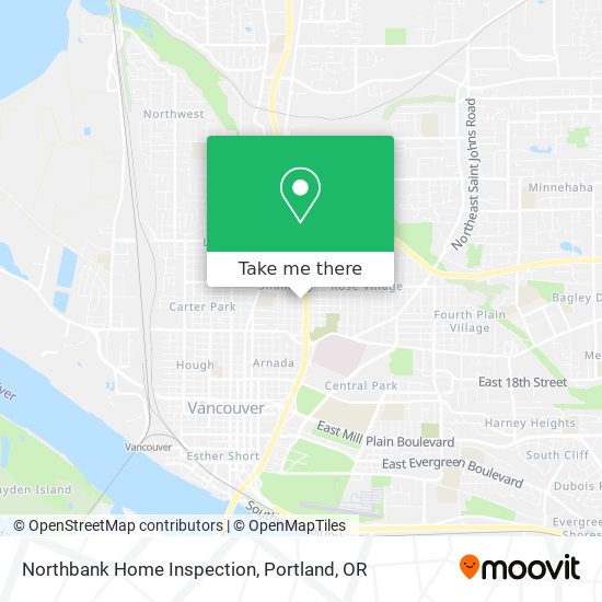 Mapa de Northbank Home Inspection