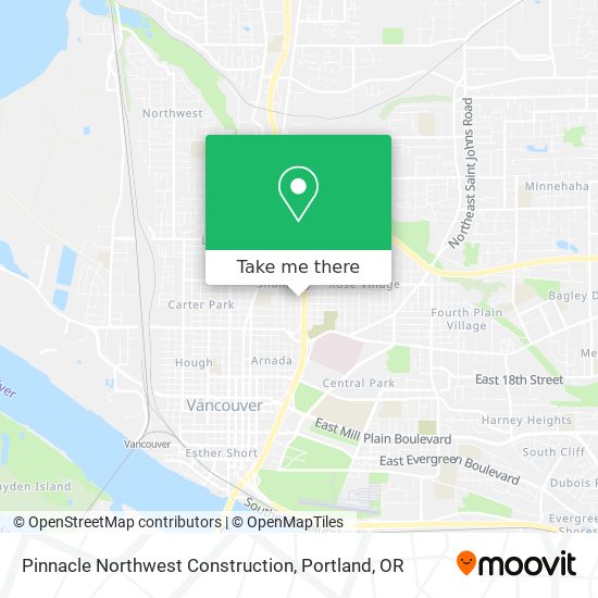 Pinnacle Northwest Construction map