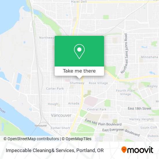 Impeccable Cleaning& Services map