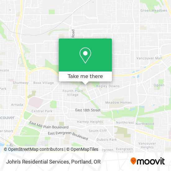 John's Residential Services map