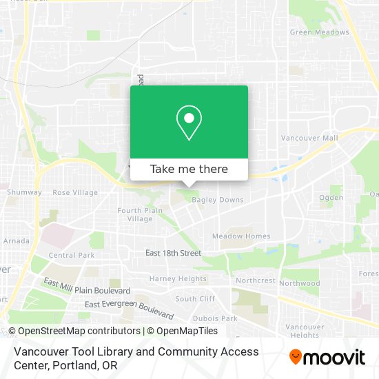Mapa de Vancouver Tool Library and Community Access Center