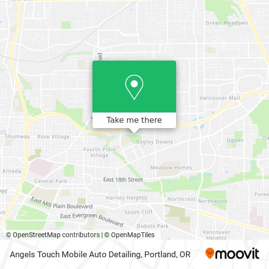 Mapa de Angels Touch Mobile Auto Detailing