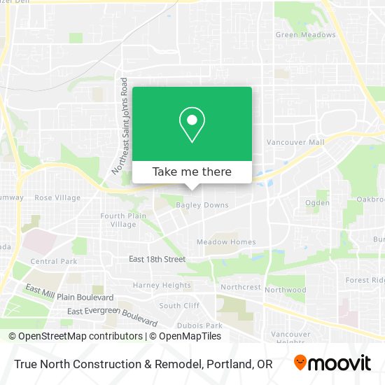 Mapa de True North Construction & Remodel