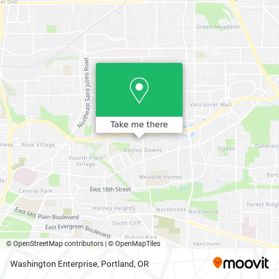 Mapa de Washington Enterprise