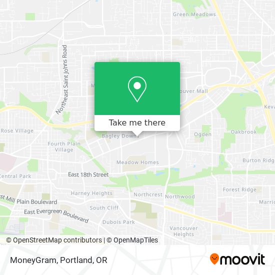 MoneyGram map