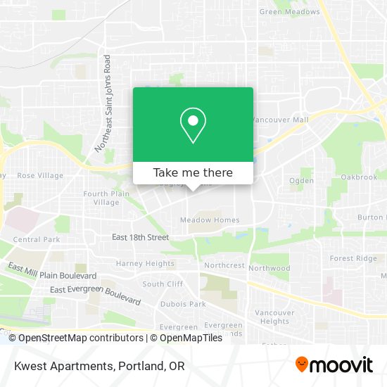 Kwest Apartments map