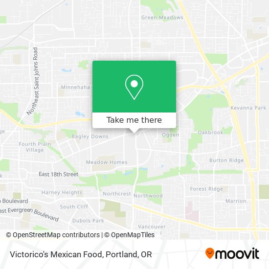 Mapa de Victorico's Mexican Food