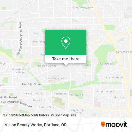 Vision Beauty Works map