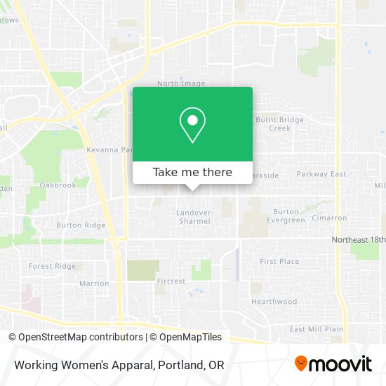 Mapa de Working Women's Apparal