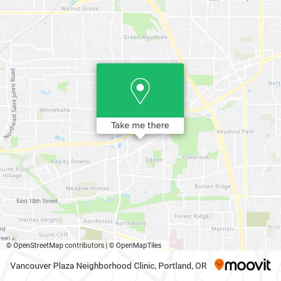 Vancouver Plaza Neighborhood Clinic map