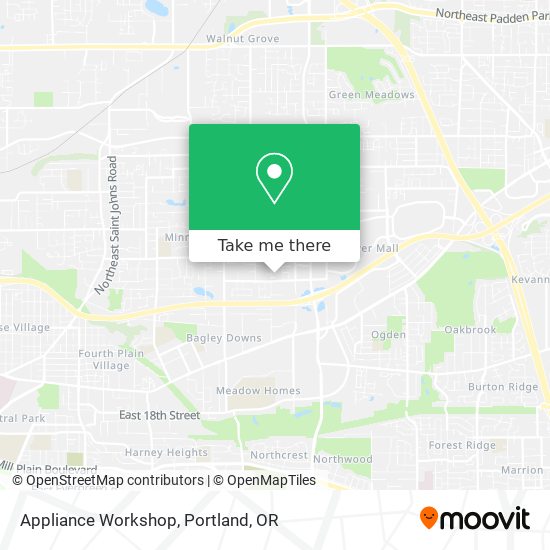 Mapa de Appliance Workshop