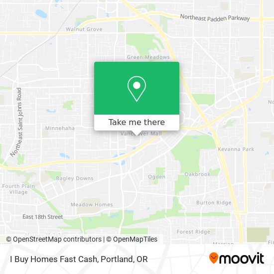 I Buy Homes Fast Cash map